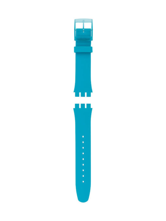 Swatch Rubber Strap Turquoise 19.5mm