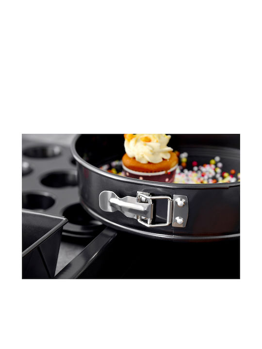 Bergner Orion Backform Torte Rostfreier Stahl mit abnehmbarem Boden 28x28x6.5cm 1cm