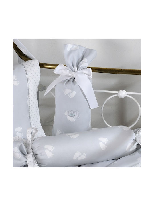 Down Town Home Baby Sheets Set Crib Cotton Satin White 125x175cm 3pcs