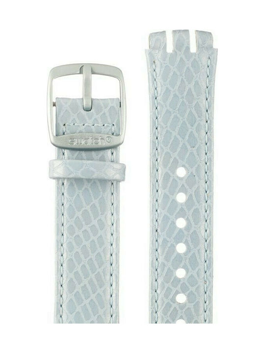 Swatch Transphere Leather Strap Light Blue 18mm