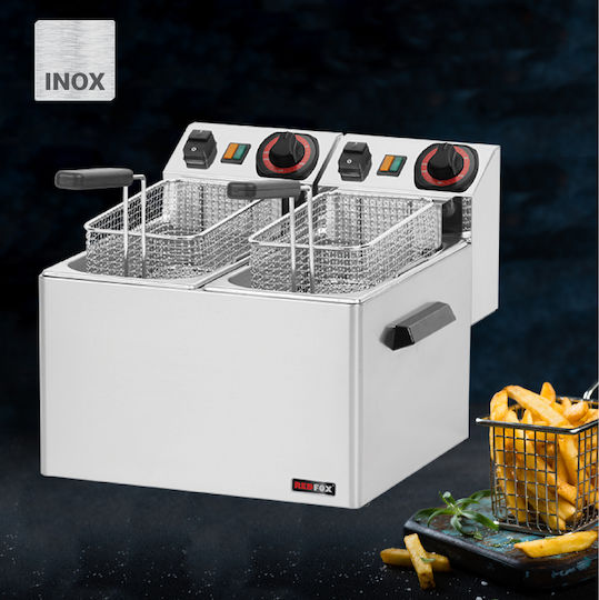 RM Gastro Фритюрница Електрическа 6кВт Капацитет 5лт 36x42x30см