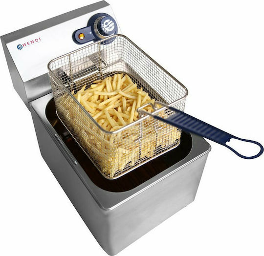 Hendi Electric Fryer 3kW Capacity 4lt 21.7x38x30cm Blue Line