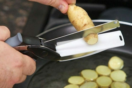 Salatschere aus Edelstahl Schwarz
