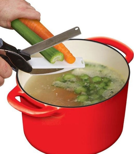 Salatschere aus Edelstahl Schwarz