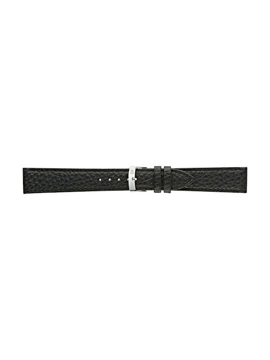 Duster Leather Strap Black 18mm