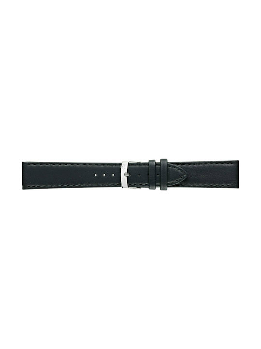 Morellato Abete Leather Strap Black 20mm