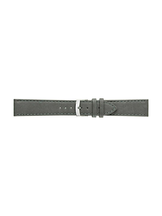 Morellato Abete Leather Strap Gray 18mm