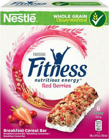 Nestle Fitness Bar Energy / Oat / Nuts with Red Berries (6x23.5gr) 141gr