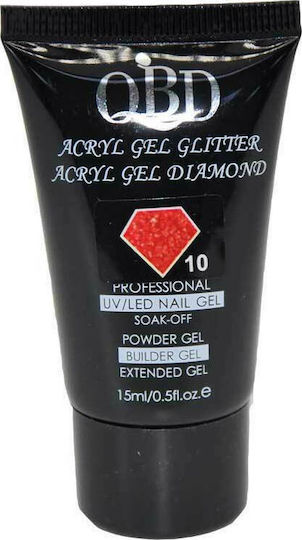 QBD Acrygel Νυχιών 10 Diamond 15ml