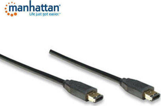 Manhattan Firewire Cable IEEE1394 6-pin - 6-pin 1.8m
