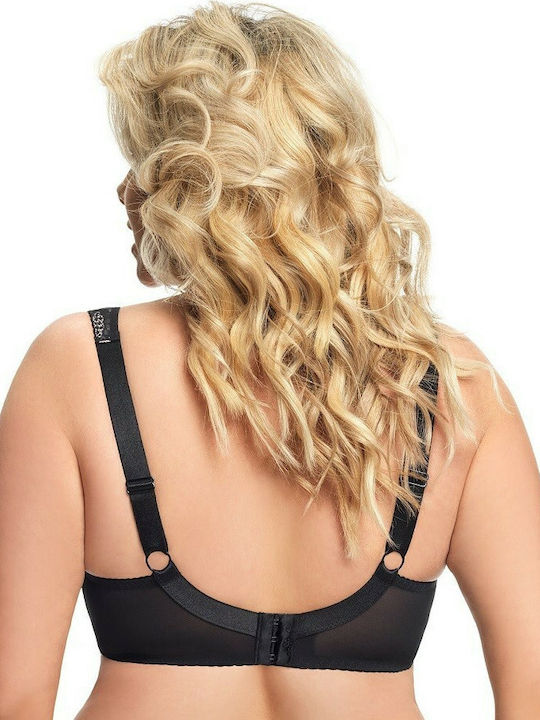 K647 Minimizer Minimizer Bra without Padding Underwire Black