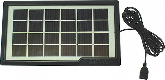 GDPLUS GD-10X Ηλιακό Panel Φορτιστής 3.8W με USB Output (Φορητών Συσκευών) (GD-10X)