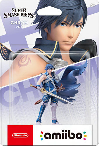 Nintendo Amiibo Fire Emblem Chrom Character Figure for 3DS/Switch/WiiU