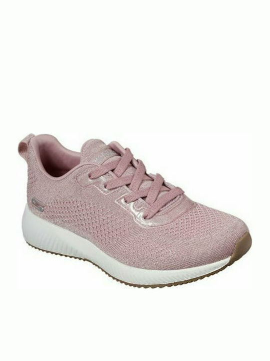 Skechers BOBS Sport Squad Damen Sneakers Rosa