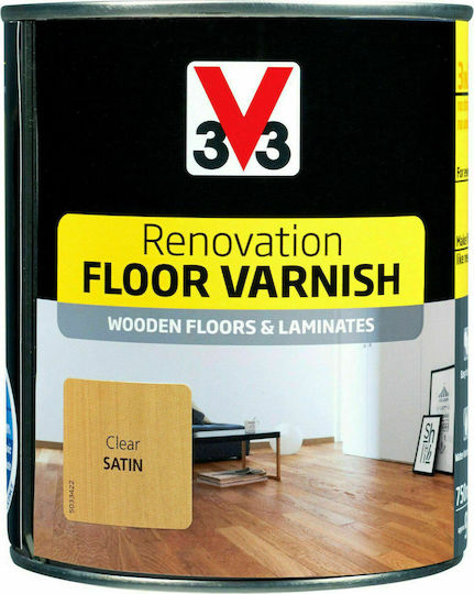 V33 Renovation Βερνίκι Επιφάνειας Νερού Άχρωμο Σατινέ 750ml