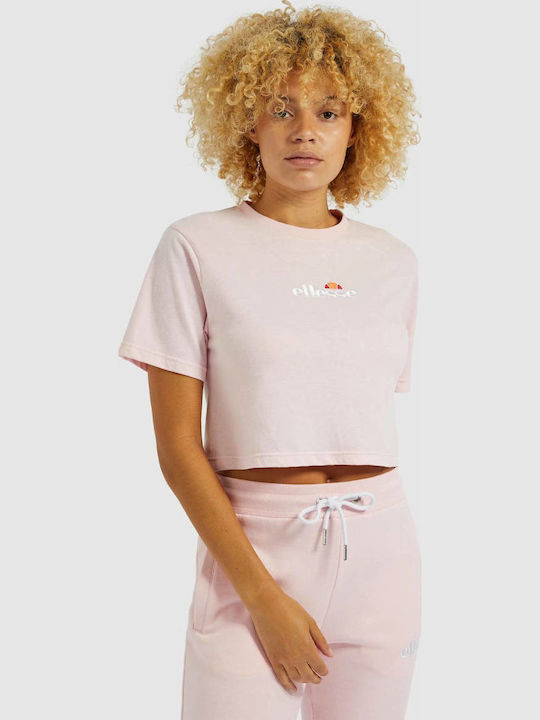Fireball Damen Sport Crop Top Kurzarm Rosa
