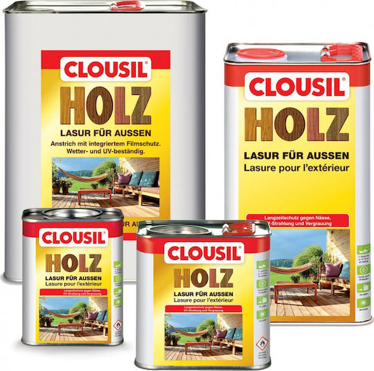 Clou Clousil Holz Пропитка На база разтворител 09 Тик 750мл