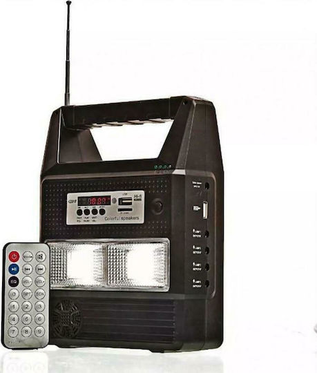GDPLUS Autonomous Solar Lighting System GD-8216 with Light System , Speaker , Radio , Remote Control , Flash Light & Charger