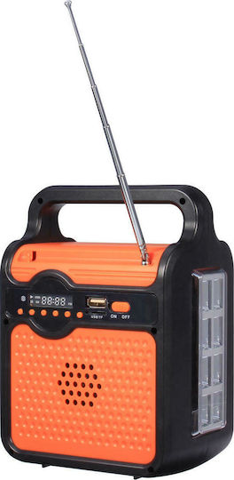 GDLite Solar Lighting System EP-371 with Flash Light 3 Lamps and USB Charger