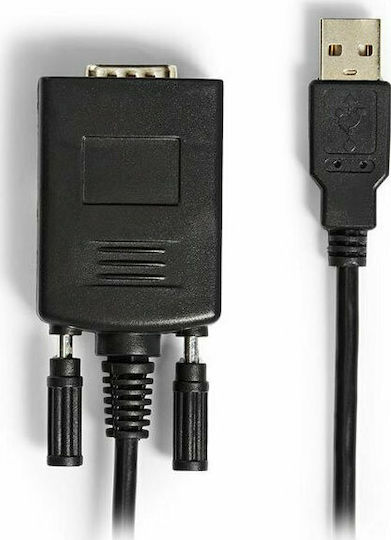 Nedis Καλώδιο USB 2.0 σε RS232 9-pin male 0.9m