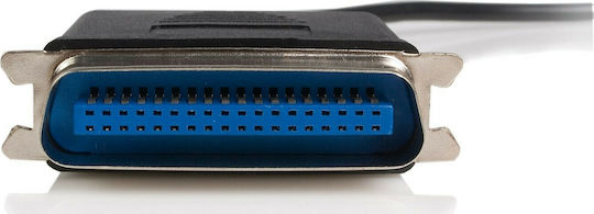 StarTech Καλώδιο USB-A σε RS232 25-pin female 1.8m Μαύρο