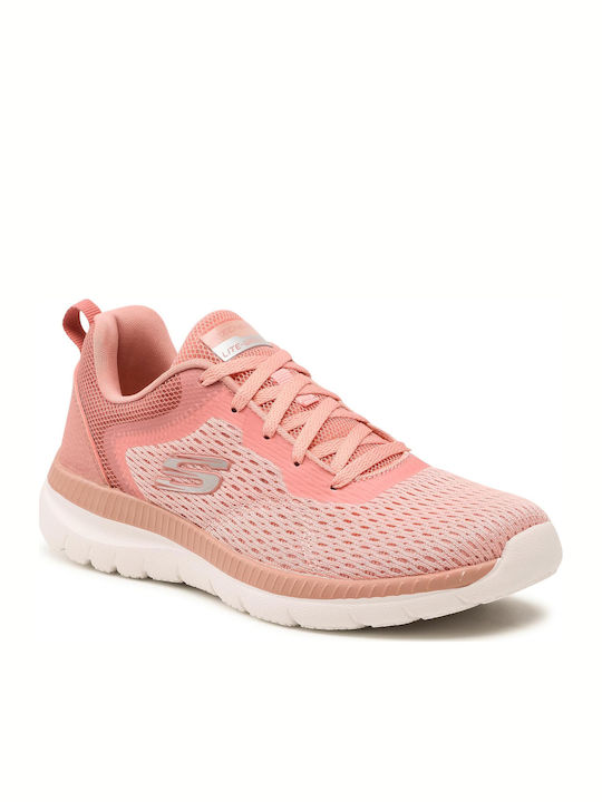 Engineered Mesh Lace-Up Γυναικεία Sneakers Ροζ