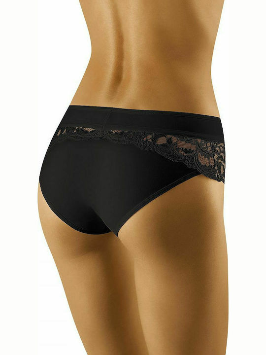 Wolbar Alba Women's Slip with Lace Black 156563