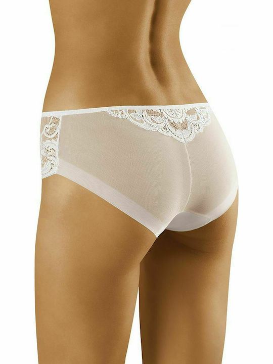 Wolbar Navi Women's Slip with Lace White