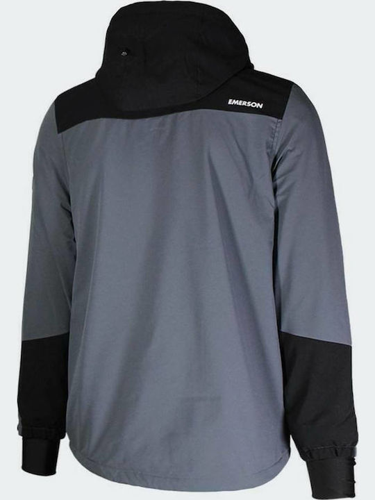 Зимно Водоустойчиво Мъжко Яке Grey / Black