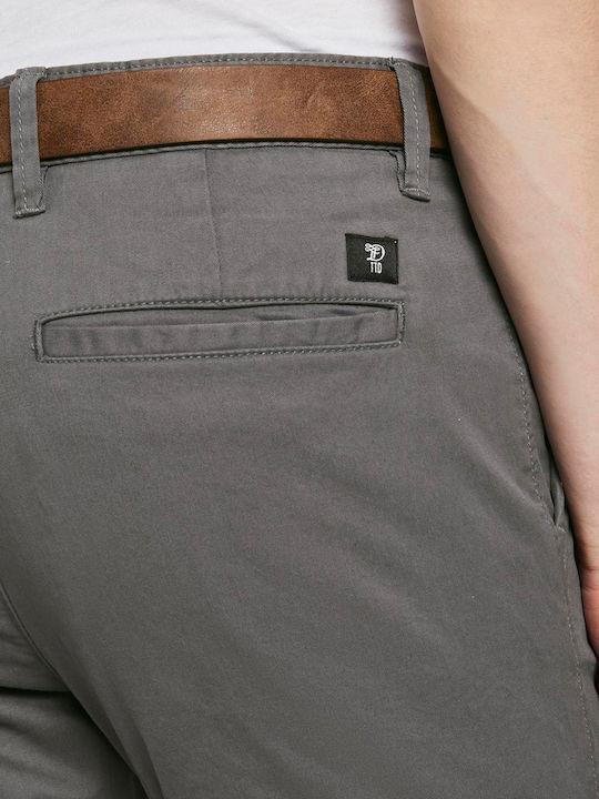 Παντελόνι Chino Ελαστικό σε Slim Εφαρμογή Γκρι
