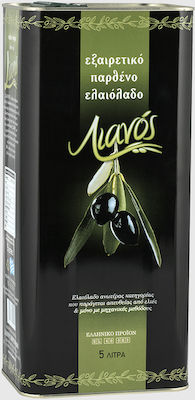 Λιανός Extra Virgin Olive Oil Organic Αχαίας 5lt in a Metallic Container