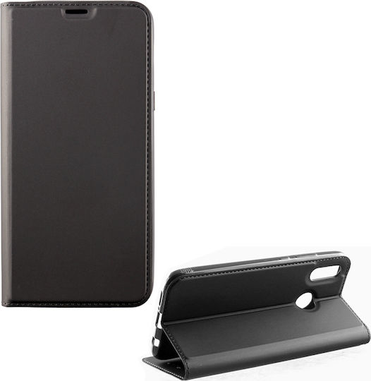 Idol 1991 Prime Magnet Книга Изкуствена кожа Сив (Huawei P20 Lite)
