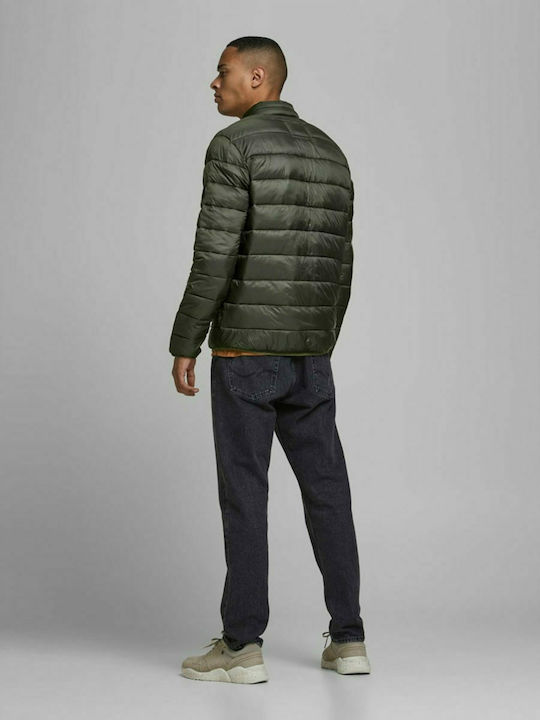 Jack & Jones Men's Winter Puffer Jacket Rosin Khaki