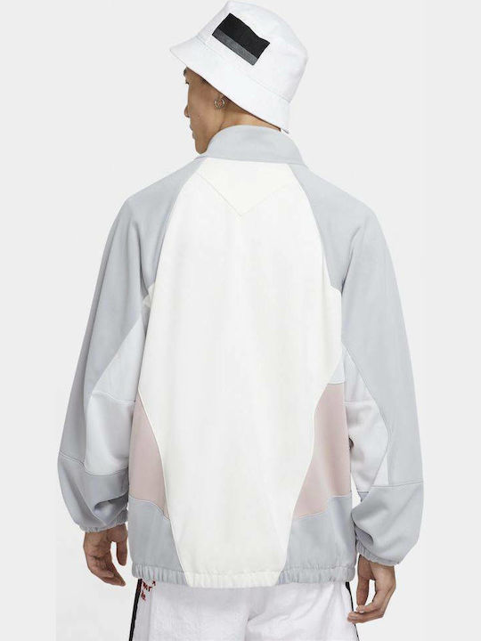 Nike Sportswear Heritage Αθλητικό Μπουφάν Λευκό