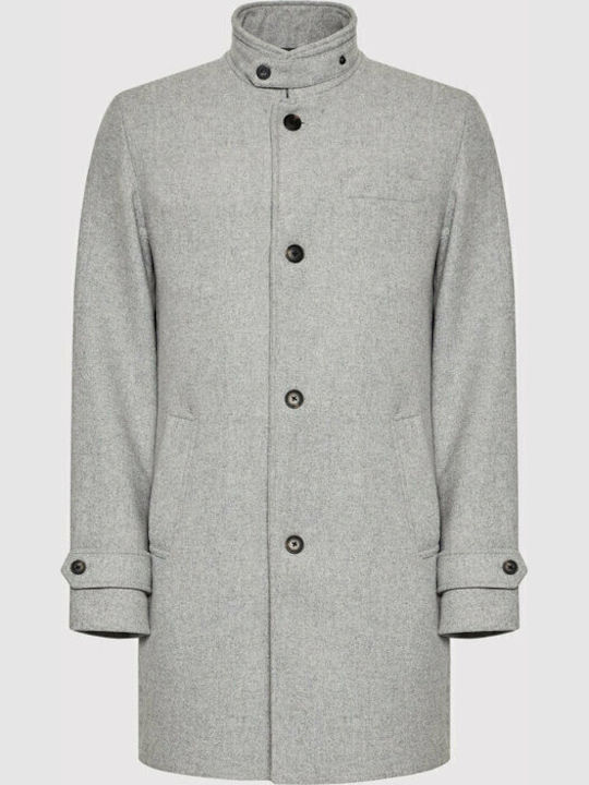 Men's Coat Light Grey Melange