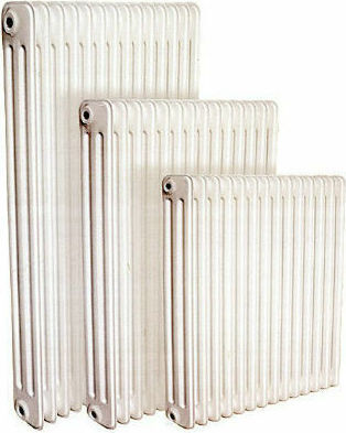 Metallourgia Attikis Classic Akan Radiator Body Four Columns IV/355 14 Slices 1190kcal/h White