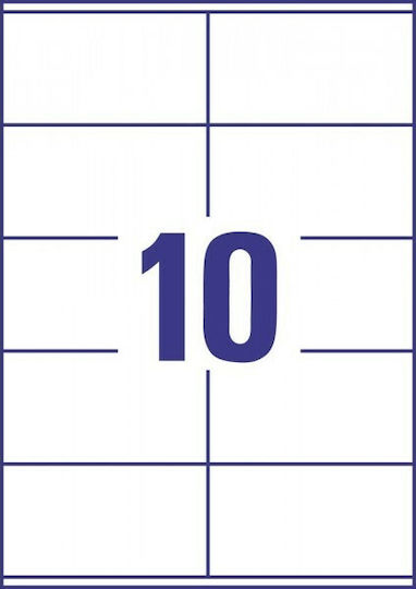 Sorex 1000 Selbstklebende A4-Etiketten 105x57mm