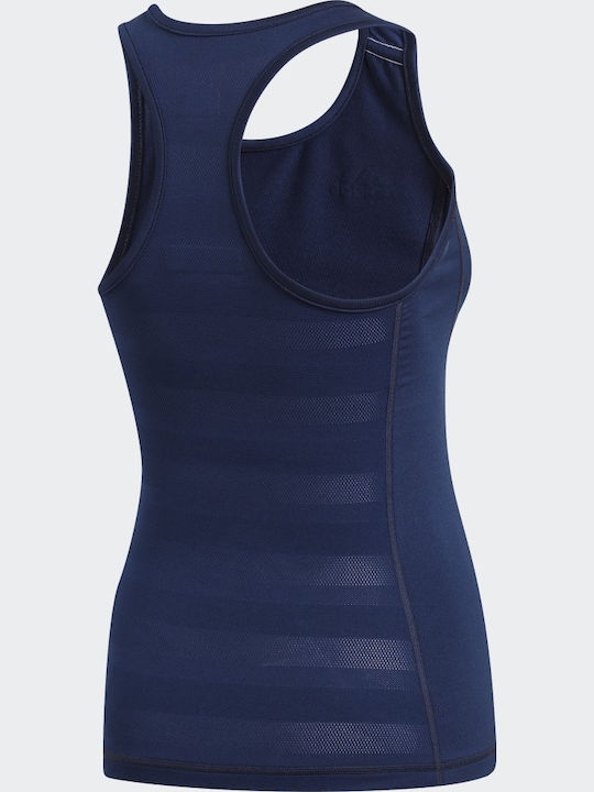 adidas Team 19 Compression Damen Thermo ärmelloses Shirt Blau