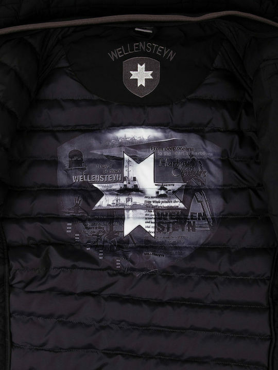Winter Puffer Waterproof And Windproof Black Jacket