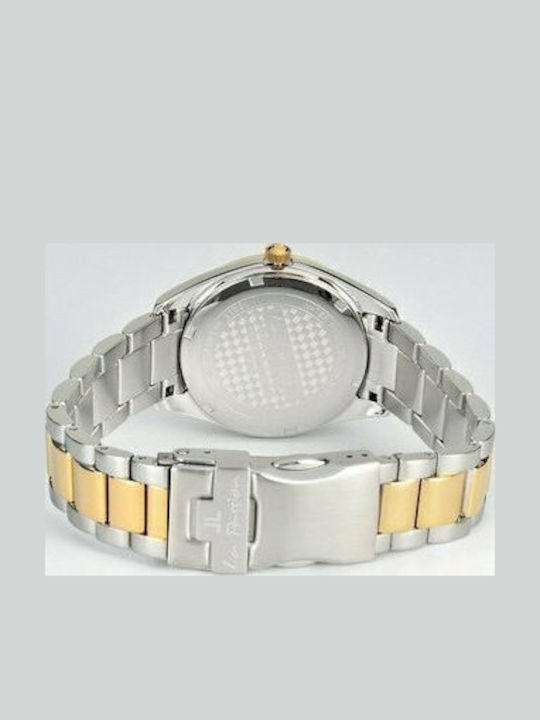 Jacques Lemans Derby Γυναικείο Ρολόι 30mm Μπαταρίας με Μεταλλικό Μπρασελέ