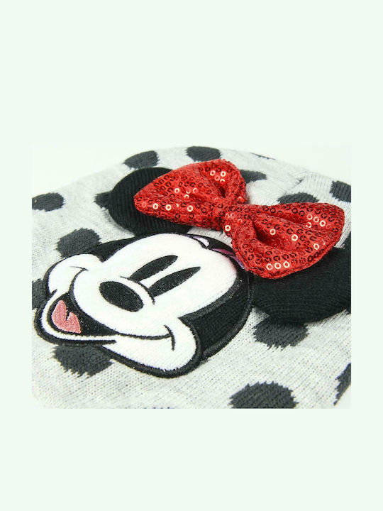 Minnie Mouse Kinder Mütze Gestrickt Gray