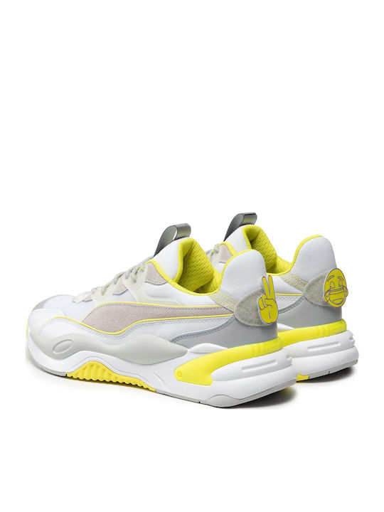 RS-2K X Emoji Adidași Chunky Albi