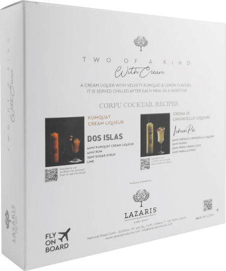 Lazaris Set Miniaturi Băuturi Two Of A Kind With Cream 2buc 100ml