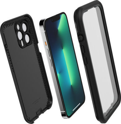 LifeProof Fre С пълно покритие (360°) Пластмаса 2мм Водоустойчив Черен (iPhone 13 Pro)