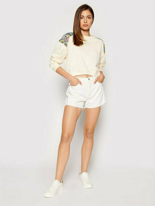 Women's Sweatshirt Beige ERJFT04411-MCG0
