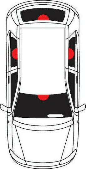 Lampa Car Antenna Interior Sticker Uhf/digital with 200cm Cable for TV in Black Color