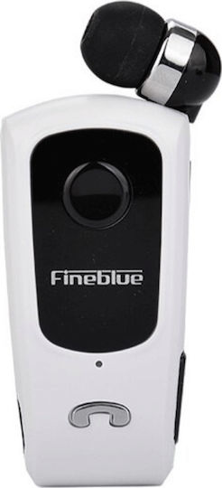 Fineblue F920 In-ear Bluetooth Handsfree Ακουστικό Πέτου Λευκό