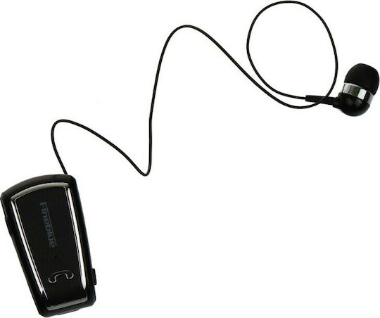 Fineblue F-V3 In-ear Bluetooth Handsfree Ακουστικό Πέτου Μαύρο
