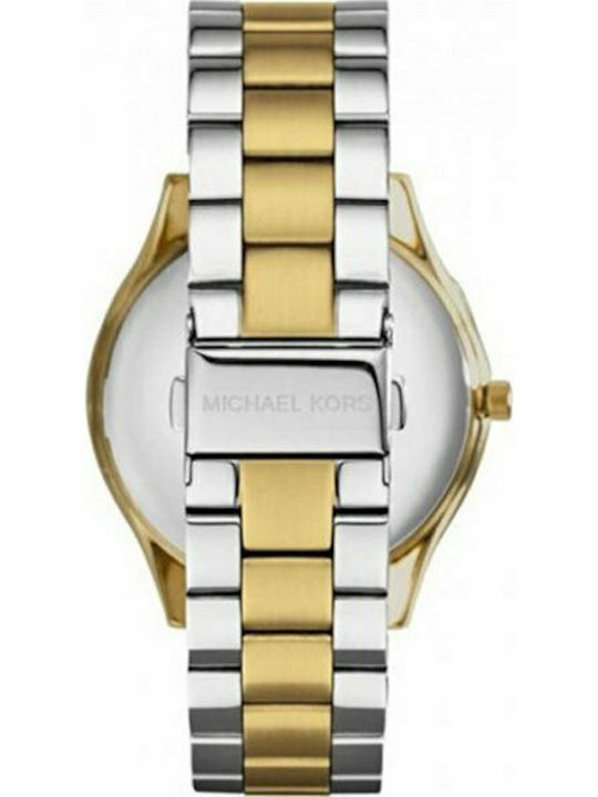 Michael Kors Runway Women's Watch with Metal Bracelet Silver / Gold