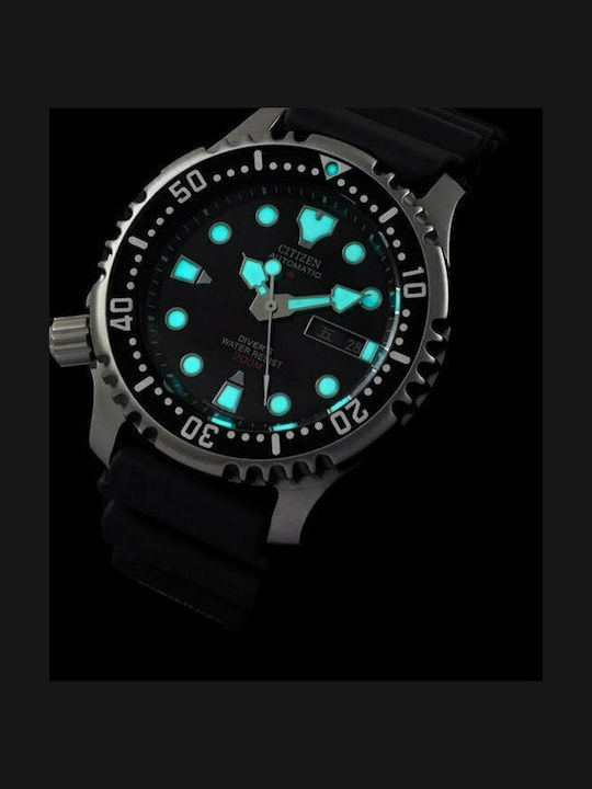 Citizen Promaster Marine Men's Watch 41mm Automatic with Black Rubber Strap